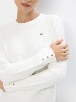 MOHITO Sweter z wiskozą biau0142y Hot
