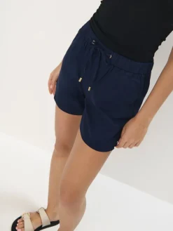 MOHITO Szorty z lyocellu granatowy Outlet