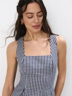 MOHITO Top na ramiączkach granatowy New