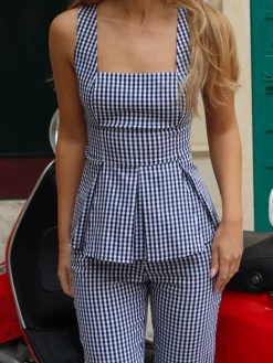 MOHITO Top na ramiączkach granatowy New