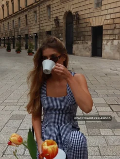 MOHITO Top na ramiączkach granatowy New
