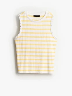 MOHITO Top w paski u017cu00f3u0142ty Clearance