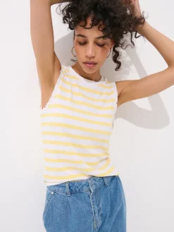 MOHITO Top w paski u017cu00f3u0142ty New