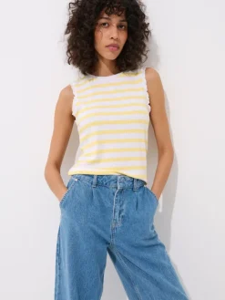 MOHITO Top w paski u017cu00f3u0142ty New