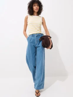 MOHITO Top w paski u017cu00f3u0142ty New