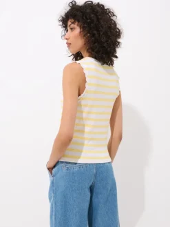 MOHITO Top w paski u017cu00f3u0142ty New