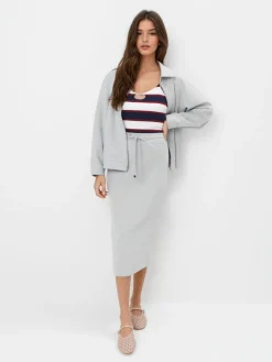 MOHITO Top w paski granatowy Clearance