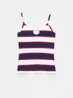 MOHITO Top w paski granatowy Clearance