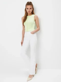 MOHITO Top z guzikami zielony Sale