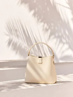 MOHITO Torebka hobo z odpinanym paskiem biau0142y Clearance