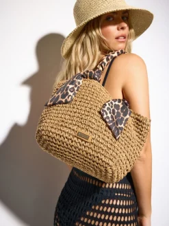 MOHITO Torebka koszyk wielobarwny Fashion