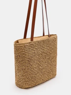 MOHITO Torebka koszyk beu017cowy Discount