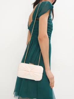 MOHITO Torebka z łańcuszkiem pastelowy ru00f3u017cowy Outlet