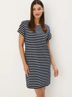MOHITO Trapezowa granatowa sukienka mini granatowy Fashion