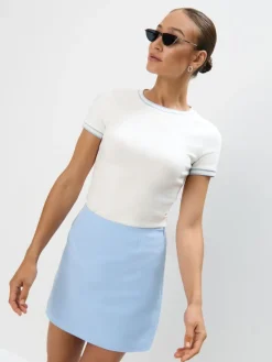 MOHITO T-shirt z krótkim rękawem biau0142y Sale