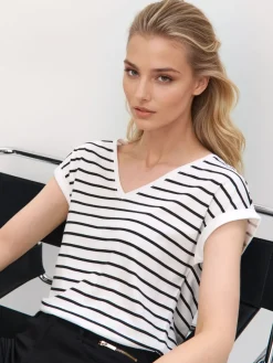 MOHITO T-shirt z krótkim rękawem biau0142y Outlet