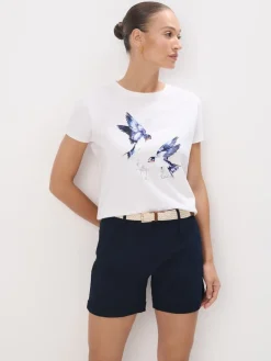 MOHITO T-shirt z nadrukiem kremowy Best