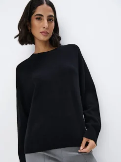 MOHITO Wełniany sweter czarny Best