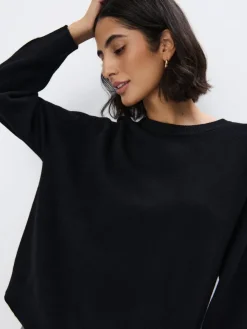 MOHITO Wełniany sweter czarny Sale