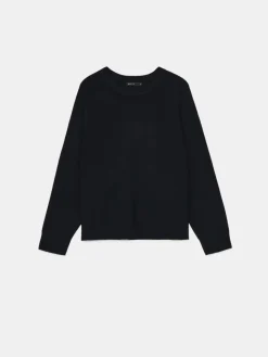 MOHITO Wełniany sweter czarny Fashion