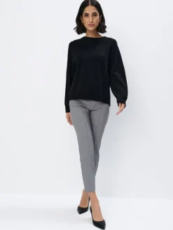 MOHITO Wełniany sweter czarny Fashion