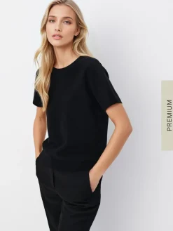 MOHITO Wełniany sweter czarny Discount