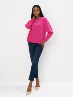 MOHITO Wełniany sweter mocny ru00f3u017cowy Best