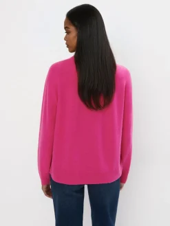 MOHITO Wełniany sweter mocny ru00f3u017cowy Best