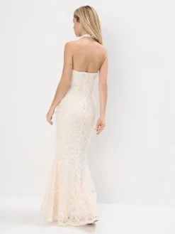 MOHITO Wieczorowa sukienka maxi beu017cowy Clearance