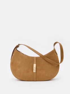 MOHITO Zamszowa torebka beu017cowy Outlet