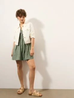 MOHITO Zielona sukienka mini miu0119towy Discount