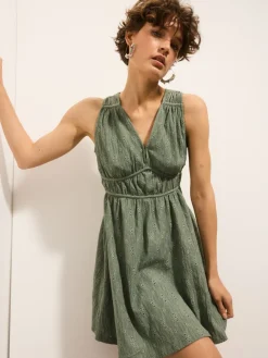 MOHITO Zielona sukienka mini miu0119towy Discount