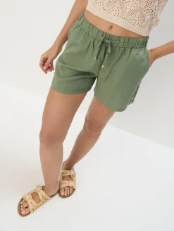 MOHITO Zielone szorty z lyocellu zielony Best