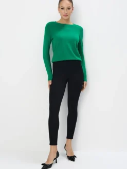 MOHITO sweter z wiskozą zielony New