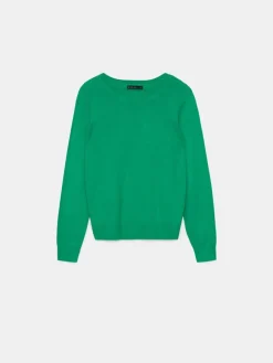 MOHITO sweter z wiskozą zielony New