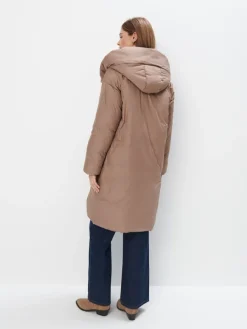 MOHITO Zimowy płaszcz oversize bru0105zowy Fashion